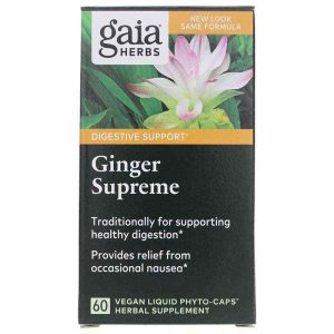 Ginger Supreme, 60 Liquid Phyto Caps, by Gaia Herbs