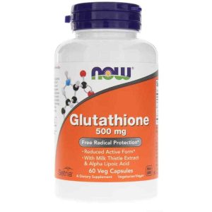 Glutathione 500 Mg, 60 Veg Capsules, by NOW Foods