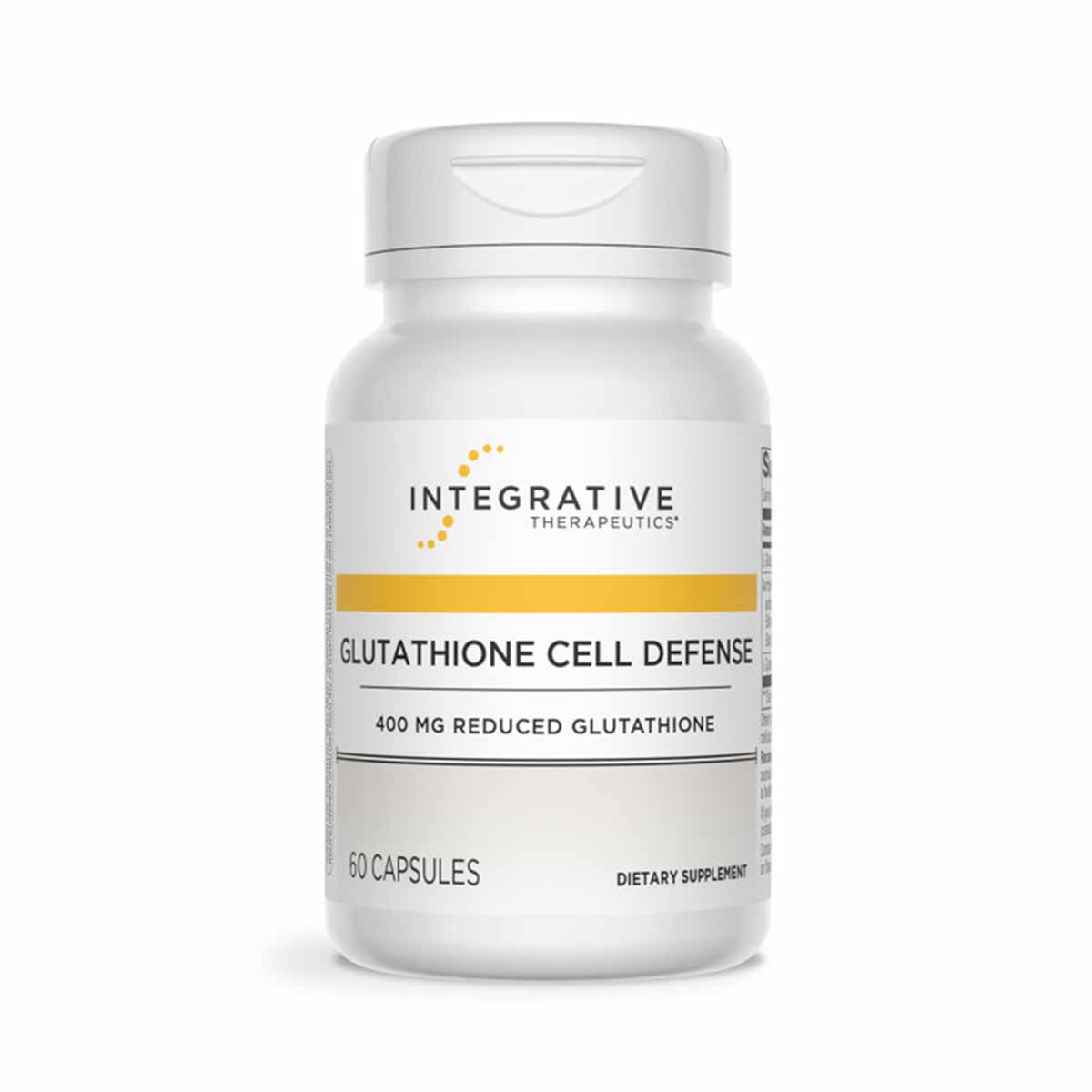 Glutathione Cell Defense 400 Mg Reduced Glutathione, 60 Veg Capsules, by Integrative Therapeutics