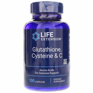 Gluthathione, Cysteine & C, 100 Veg Capsules, by Life Extension