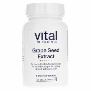 Grape Seed Extract 100 Mg, 90 Capsules, by Vital Nutrients