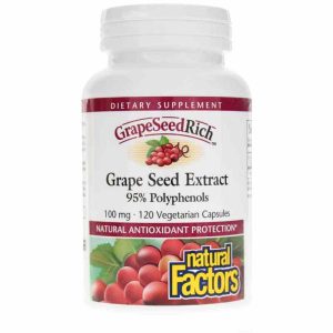 GrapeSeedRich Grape Seed Extract 100 Mg, by Natural Factors