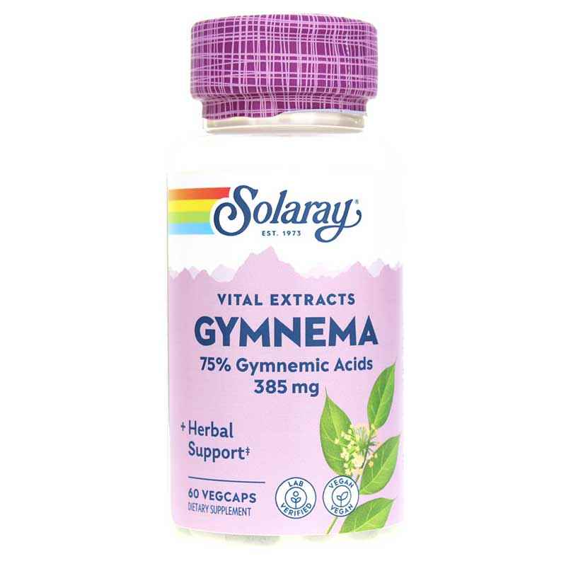 Gymnema 385 Mg, 60 Veg Capsules, by Solaray