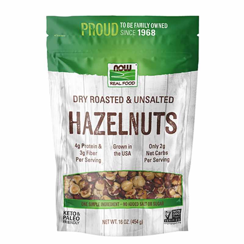 Hazelnuts, 16 Oz, by NOW Foods