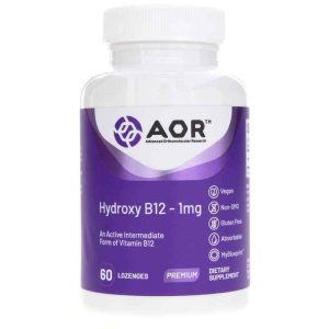 Hydroxy B-12, 60 Lozenges, by Advanced Orthomolecular Research