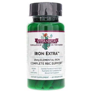 Iron Extra, 60 Veg Capsules, by Vitanica