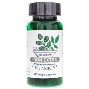 Iron Extra Pro, 60 Vegan Capsules, by Vitanica Pro
