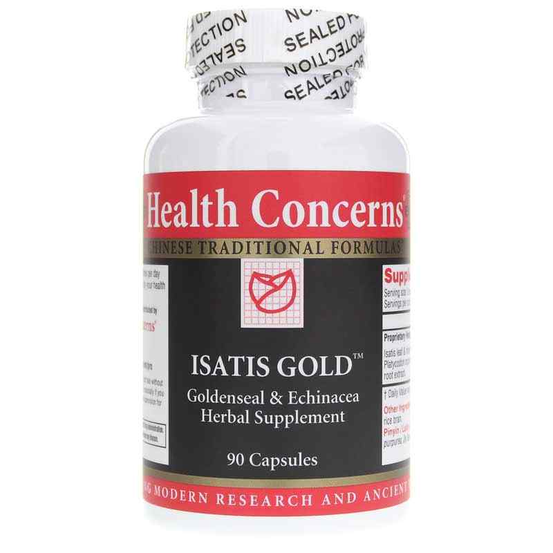 Isatis Gold Goldenseal & Echinacea, 90 Capsules, by Health Concerns