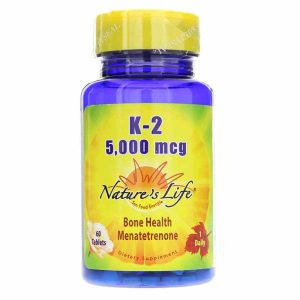K-2 5,000 Mcg, 60 Tablets, by Natures Life