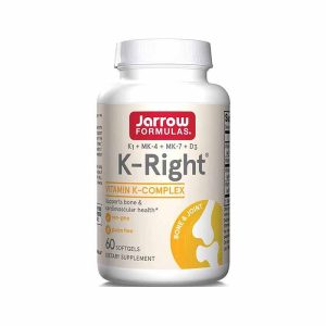 K-Right Vitamin K-Complex, 60 Softgels, by Jarrow Formulas