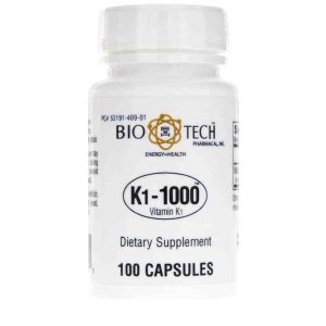 K1-1000, 100 Capsules, by Bio-Tech Pharmacal