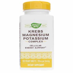 Krebs Magnesium Potassium Complex, 120 Vegan Tablets, by Natures Way