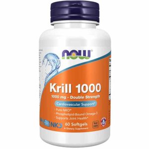 Krill 1000 Mg, 60 Softgels, by NOW Foods