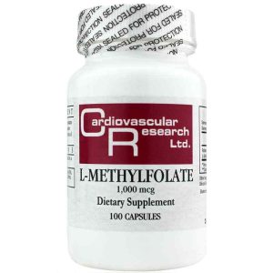 L-Methylfolate 1000 Mcg, 100 Capsules, by Cardiovascular Research