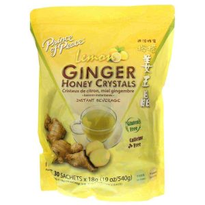 Lemon Ginger Honey Crystals Beverage, 30 Sachets, by Prince of Peace
