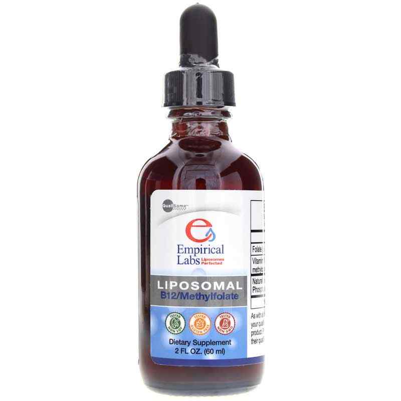 Liposomal B12/Methylfolate, 2 Oz, by Empirical Labs
