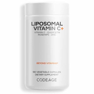 Liposomal Vitamin C +, 180 Capsules, by Codeage