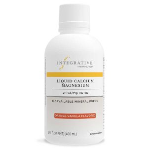 Liquid Calcium Magnesium 2:1 Orange Vanilla, 16 Oz, by Integrative Therapeutics