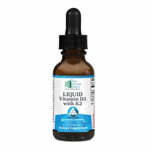 Liquid Vitamin D3 with K2, 1 Oz, by Ortho Molecular