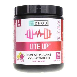 Lite Up Non Stimulant Pre-Workout, by Zhou Nutrition
