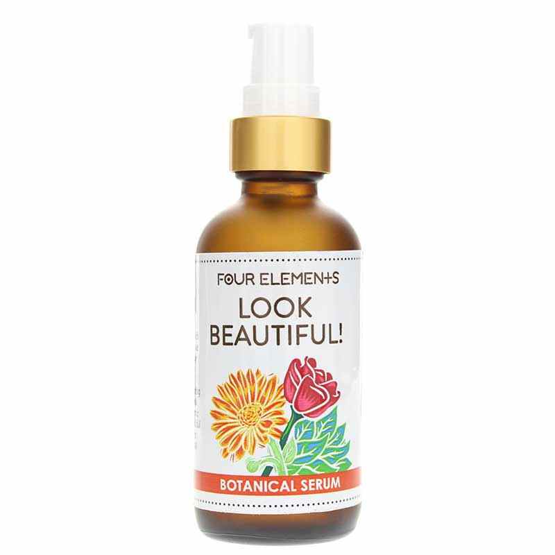 Look Beautiful Botanical Facial Serum, 2 Oz, by Four Elements