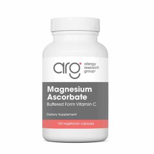 Magnesium Ascorbate Buffered Vitamin C, 100 Veg Capsule, by Allergy Research Group