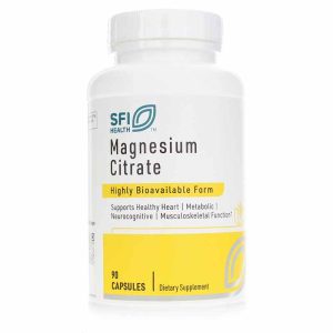 Magnesium Citrate, 90 Veg Capsules, by SFI Health