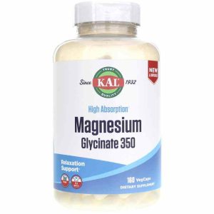Magnesium Glycinate 350, by Kal
