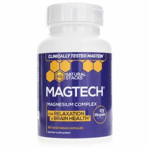 MagTech Brain Magnesium Complex, 90 Veg Capsules, by Natural Stacks