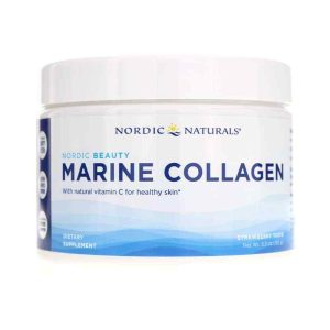 Marine Collagen Powder Strawberry, 5.29 Oz, by Nordic Naturals