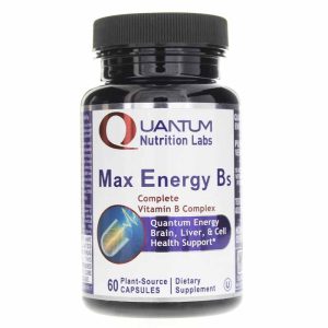 Max Energy Bs Capsules, 60 Veg Capsules, by Quantum Nutrition Labs