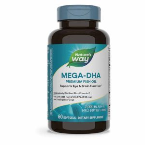 Mega-DHA 1000 Mg, 60 Softgels, by Natures Way