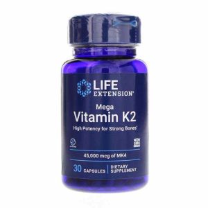 Mega Vitamin K2, 30 Capsules, by Life Extension