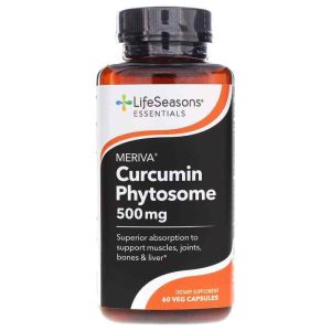 Meriva Curcumin Phytosome 500 Mg, 60 Veg Capsules, by LifeSeasons