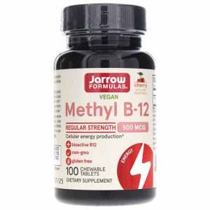 Methyl B-12 500 Mcg, 100 Chewable Tablets, by Jarrow Formulas