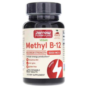 Methyl B-12 5,000 Mcg Cherry, 60 Lozenges, by Jarrow Formulas
