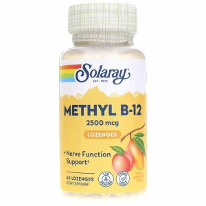 Methyl B-12 2500 Mcg Natural Mango Peach, by Solaray