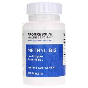 Methyl B12 Co-Enzyme Form of B12, 60 Tablets, by Progressive Labs