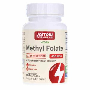 Methyl Folate 400 Mcg, 60 Capsules, by Jarrow Formulas