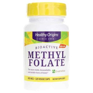 Methyl Folate 800 Mcg, 120 Veg Capsules, by Healthy Origins