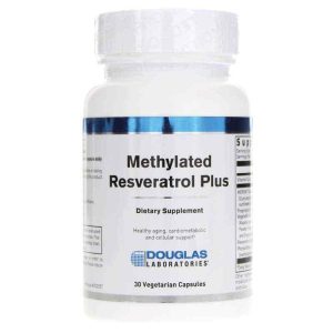 Methylated Resveratrol Plus, 30 Veg Capsules, by Douglas Laboratories