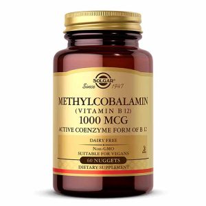 Methylcobalamin Sublingual 1000 Mcg, 60 Nuggets, by Solgar
