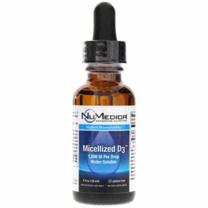 Micellized D3 1200 IU, 1 Oz, by NuMedica