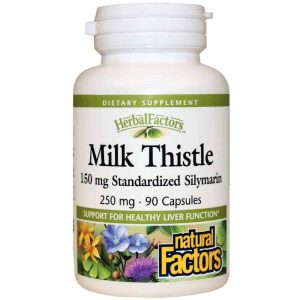 Milk Thistle 250 Mg, 90 Capsules, by Natural Factors