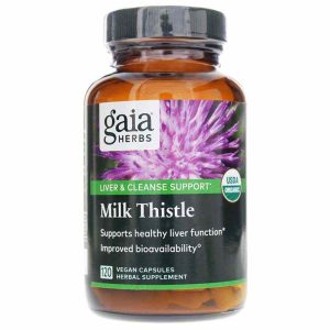 Milk Thistle, by Gaia Herbs