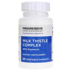 Milk Thistle Complex 80% Silymarin, 60 Veg Capsules, by Progressive Labs