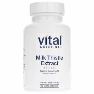 Milk Thistle Extract 250 Mg, 60 Capsules, by Vital Nutrients