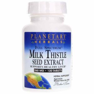 Milk Thistle Seed Extract 260 Mg Full Spectrum, by Planetary Herbals