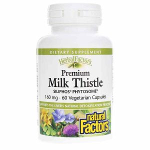 Milk Thistle Siliphos Phytosome, 60 Veg Capsules, by Natural Factors