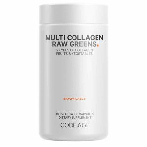 Multi Collagen Raw Greens, 180 Capsules, by Codeage